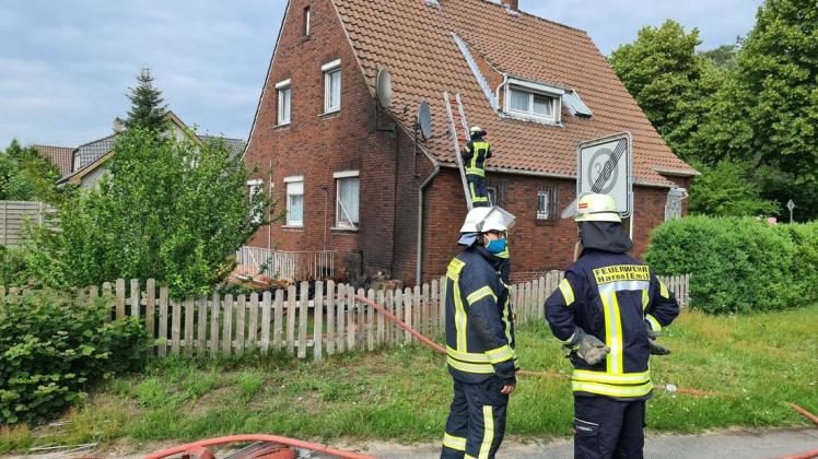 Glück im Unglück hatte eine Hausbesitzer am Samstagnachmittag in Emmeln.