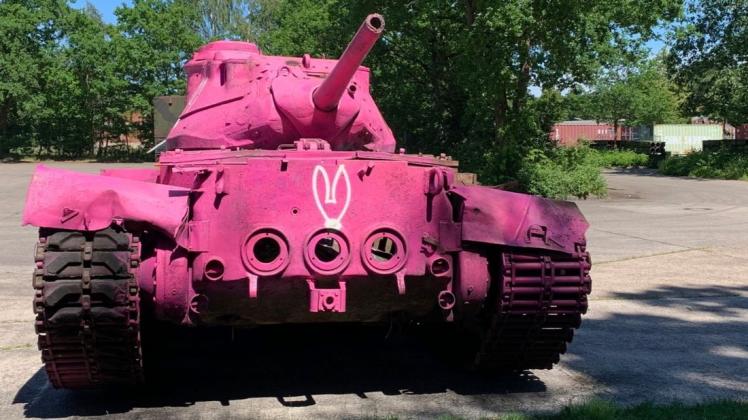 Es gibt ihn noch: Der Panzer steht jetzt auf dem Gelände der Feldwebel-Lilienthal-Kaserne in Adelheide.