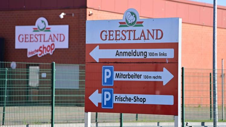 Bei Geestland in Wildeshausen wird der Betrieb heruntergefahren.