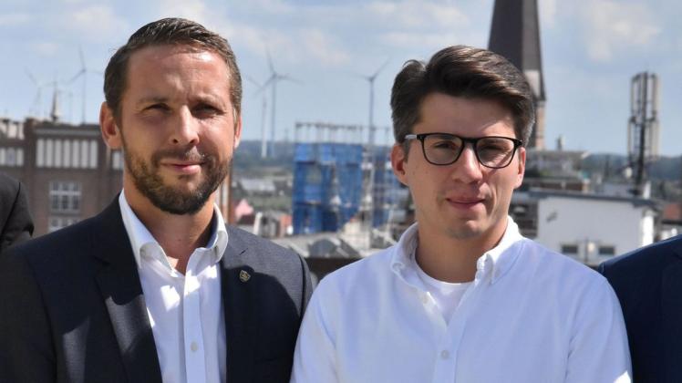 Wollen mit dem HC Empor im dritten Anlauf in die 2. Bundesliga: Vorstandsvorsitzender Tobias Woitendorf (links), Cheftrainer Till Wiechers. Wollen mit dem HC Empor im dritten Anlauf in die 2. Bundesliga: Vorstandsvorsitzender Tobias Woitendorf (links), Cheftrainer Till Wiechers.