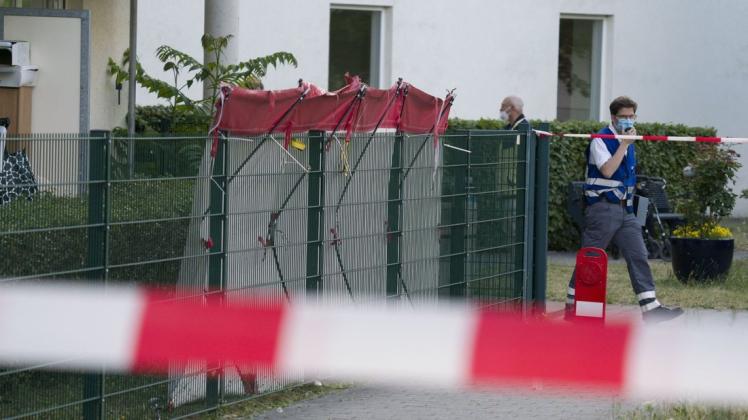 Im Mainzer Stadtteil Gonsenheim wurde ein bewaffneter Mann von der Polizei erschossen wurde.