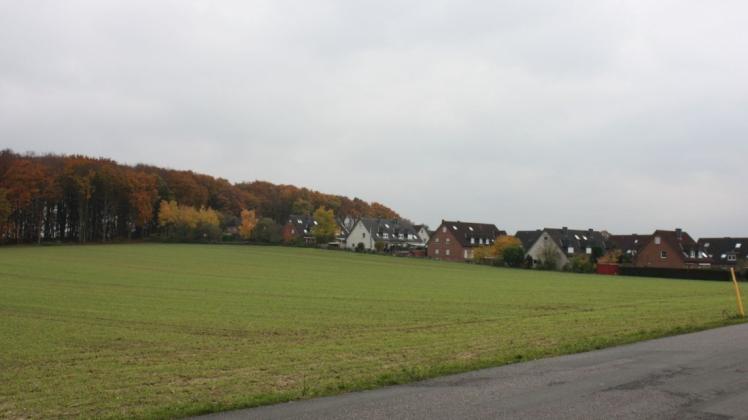 Für diese Fläche am Schmalkenweg in Büren soll jetzt ein Bebauungsplan aufgestellt werden. Hier wird unter anderem der Fünf-Gruppen-Kindergarten des CJD seine endgültige Heimat finden (Archivbild).