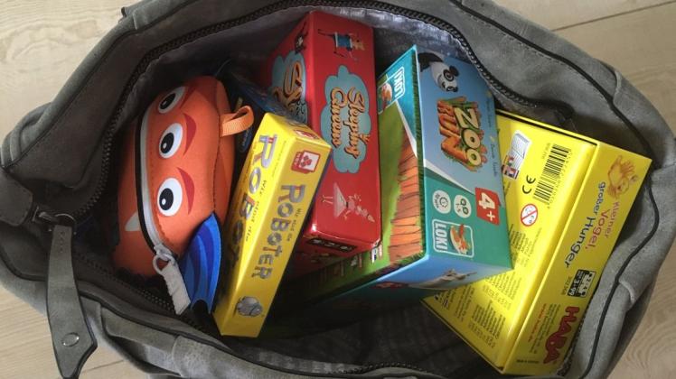 Passen soger in eine geräumige Handtasche: die 5 der Kinderspiele.