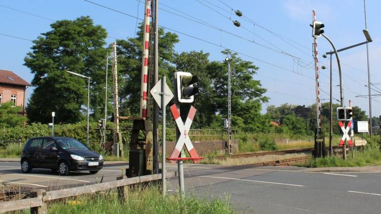 Der Bahnübergang an der Mühlenstraße in Aschendorf.