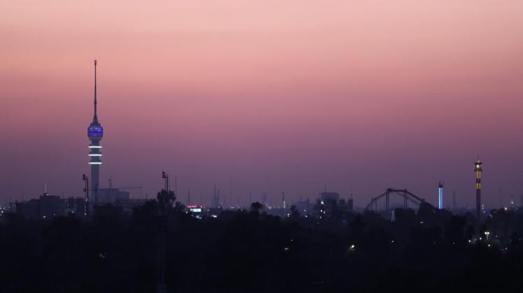 Die Skyline von Bagdad.