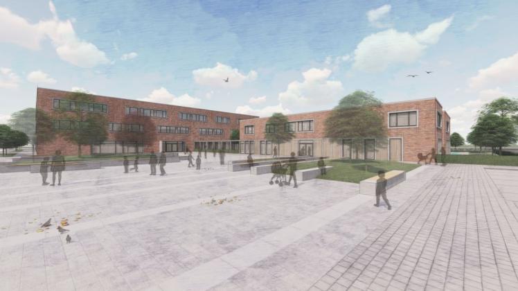 So soll die neue Regionale Goetheschule in Parchim aussehen. Sie wird in der Regimentsvorstadt entstehen.