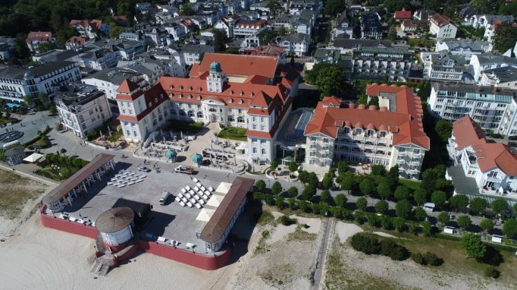 Das Kurhaus Binz ist eines der Flaggschiff-Hotels auf Insel Rügen.