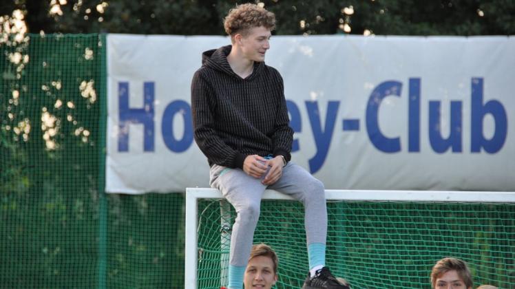 Fühlt sich wohl beim HC Delmenhorst: Åke Schröder. Der 18-Jährige aus dem hessischen Ginsheim-Gustavsburg absolviert ein Freiwilliges Soziales Jahr in dem Hockey-Club.
