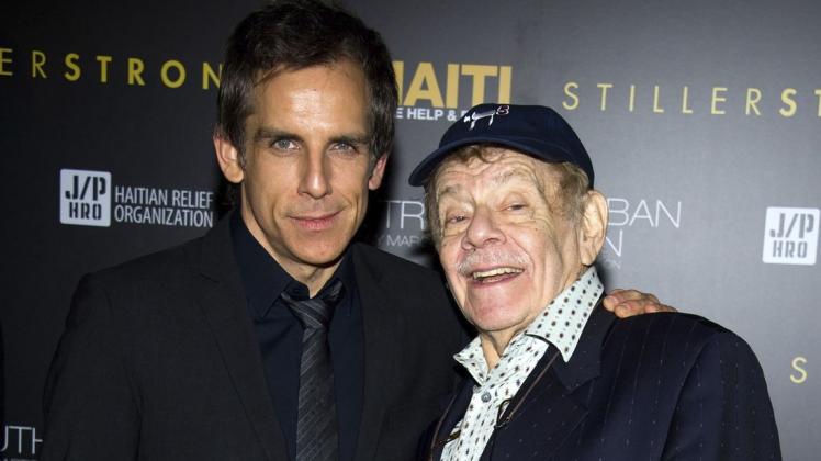 Schauspieler Ben Stiller mit seinem Vater Jerry.