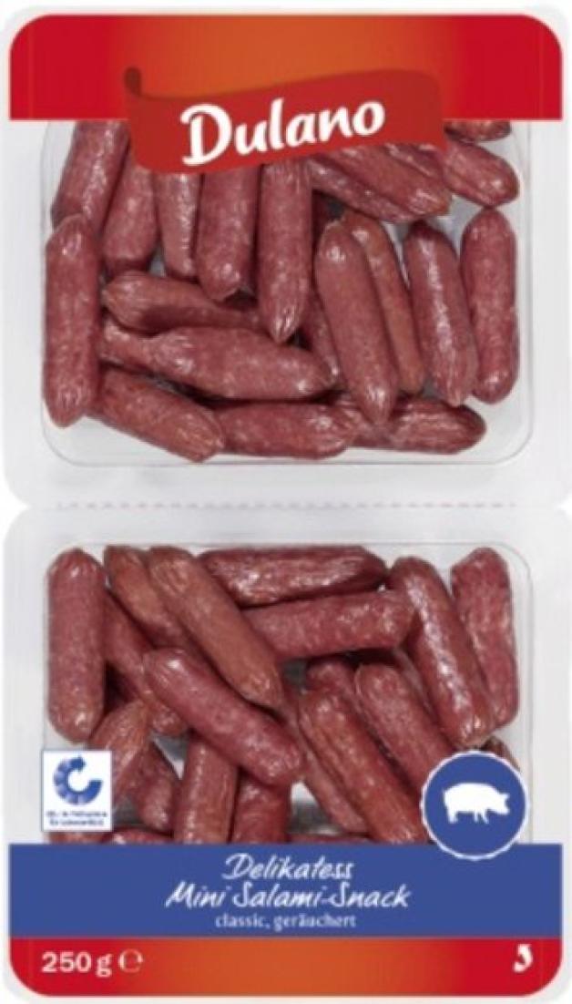 Bei Lidl verkauft Hersteller ruft "Dulano" MiniSalamis zurück NOZ