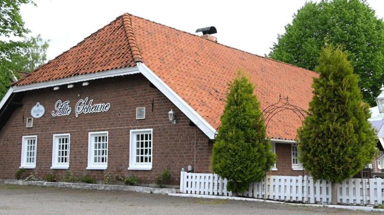 Das Restaurant "Alte Scheune" in Ostfriesland.