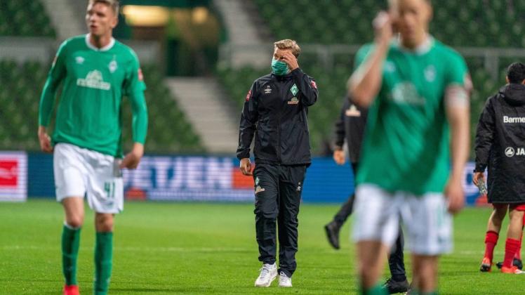Werder Bremens Trainer Florian Kohfeldt gehen die Argumente aus.