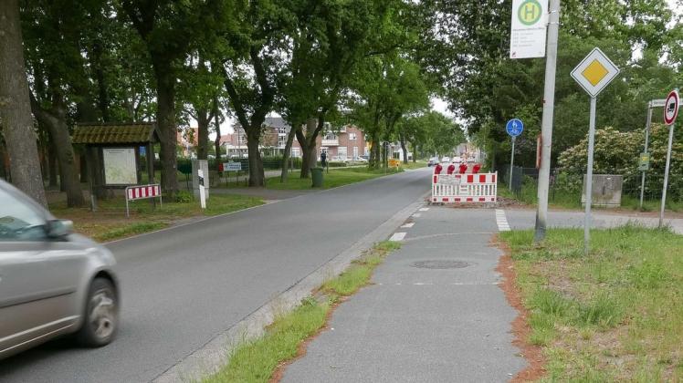 Der Radweg an der Schönemoorer Landstraße in Heide ist der SPD-Kreistagsfraktion zu schmal.