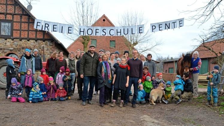 Im Jahr 2017 wurde die Freie Hofschule Pente ins Leben gerufen. Mit dem Bebauungsplan soll sie nun planerisch etabliert werden. Archivfoto: Heiner Beinke