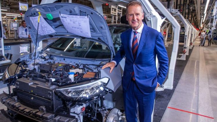 Herbert Diess, VW-Konzernchef, erhält Rückendeckung aus Niedersachsen.