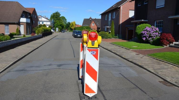 Die Pommernstraße muss nach Absackungen saniert werden. Foto: Heiner Beinke Die Pommernstraße muss nach Absackungen saniert werden. Foto: Heiner Beinke