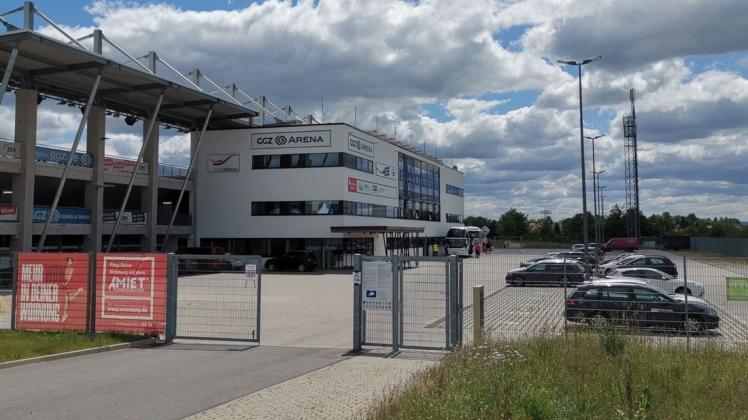 Die GGZ-Arena in Zwickau: Ab 14 Uhr trifft der FC Hansa zu Re-Start auf den gastgebenden FSV.
