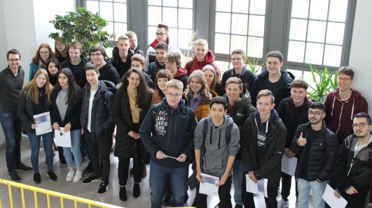 Schüler vom Gymnasium an der Willmsstraße nahmen erfolgreich am „Informatik-Biber“ teil. Foto: Soeren Hopf