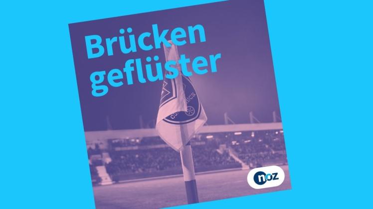 Beim „Brückengeflüster“, dem Podcast zum VfL Osnabrück, sprechen die Moderatoren dieses Mal mit Torwart Philipp Kühn. Michael Gründel, Grafik: NOZ