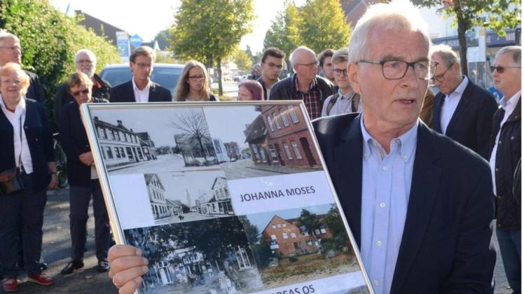 Benno Vocks im September 2018 bei einer Veranstaltung zur Erinnerung an jüdische Bürger der Stadt. 