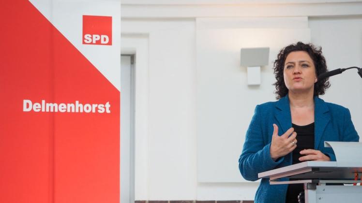 Gesundheitsministerin Carola Reimann hielt beim Jahresempfang der Delmenhorster SPD die Festrede. Foto: Niklas Golitschek