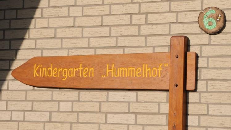 Die Richtung ist vorgegeben: Der Kindergarten Hummelhof soll erweitert werden. Foto: Karin Kemper