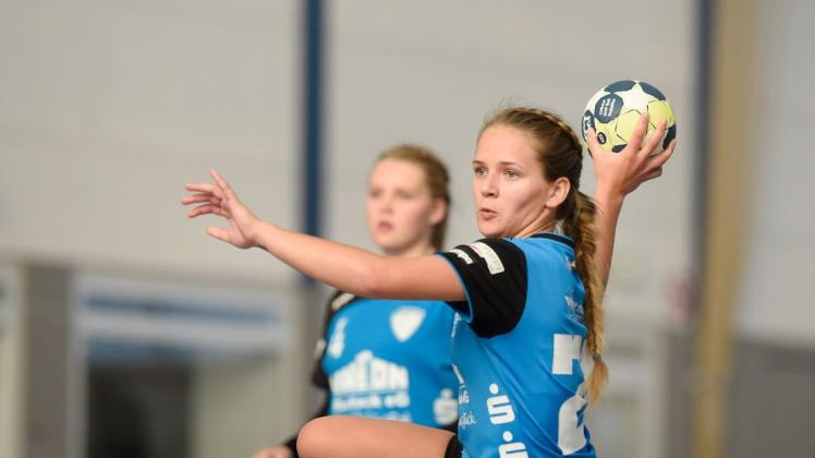 Sieben Tore für den Tabellenführer Rostocker HC II: Josephine Pohanka