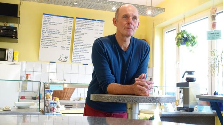 Der Münsteraner Thomas Schulte macht sein Steh-Café jetzt erst mal zu. Foto: Stefanie Witte
