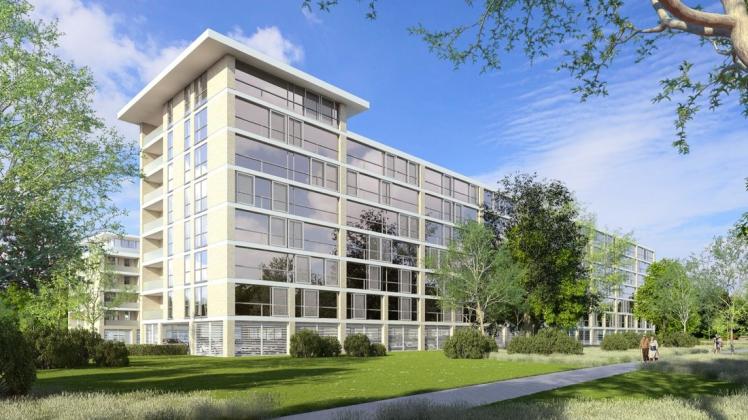 Ab August 2020 will das Wohnungsunternehmen Semmelhaack auf dem Gelände der ehemaligen Salvador-Allende-Klinik in Lütten Klein insgesamt 248 Wohnungen bauen.