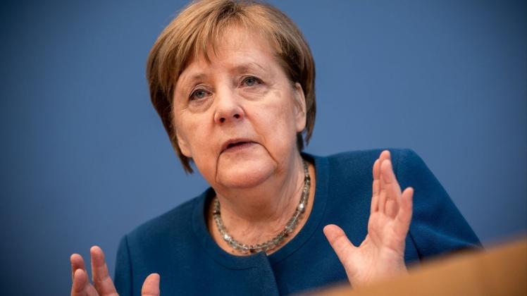 Bundeskanzlerin Angela Merkel hat per Podcast eine Botschaft an die Bevölkerung gerichtet. Foto: dpa/Michael Kappeler