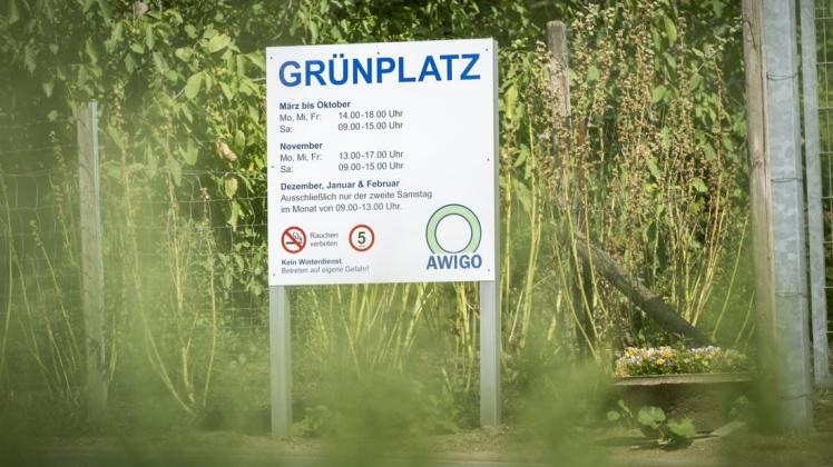 Die Grünabfallplätze im Landkreis Osnabrück öffnen wieder testweise. Foto: Awigo/a|w|sobott