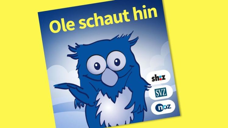 Der neue Kinderpodcast der NOZ heißt "Ole schaut hin". Grafik: NOZ