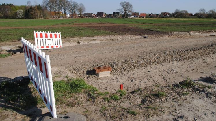Etwa 5,6 Hektar groß ist das geplante Baugebiet "Hartlage-Ost" östlich des Hartlager Weges in Quakenbrück. Das Genehmigungsverfahren steht kurz vor dem Ende. Foto: Björn Thienenkamp