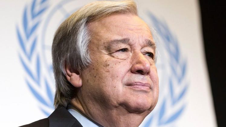 UN-Generalsekretär António Guterres warnt vor verheerenden Folgen für Kinder infolge der Coronavirus-Pandemie. Foto: dpa/Cyril Zingaro/KEYSTONE