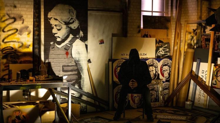 Noch immer ist Banksys Identität ein ungelöstes Rätsel. Foto: imago images/AFLO