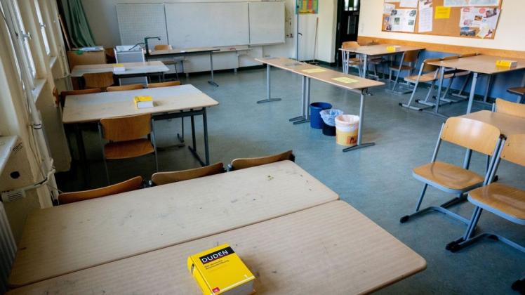 Noch sind auch die Klassenräume in den Papenburger Schulen leer. Symbolfoto: Kay Nietfeld/dpa