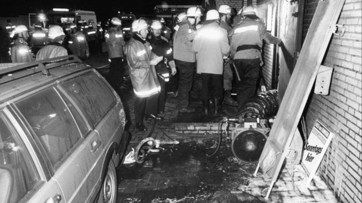 Schreckliches Ende einer Schießveranstaltung: Am 21. April 1995 kostete ein Explosionsunglück auf einem Wallenhorster Schießstand vier Menschen das Leben. Foto: Archiv/Jörn Martens