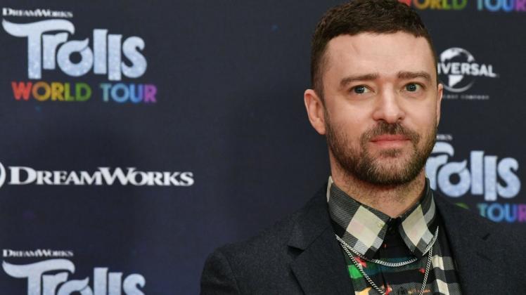 Justin Timberlake beim Interview zu "Trolls World Tour".