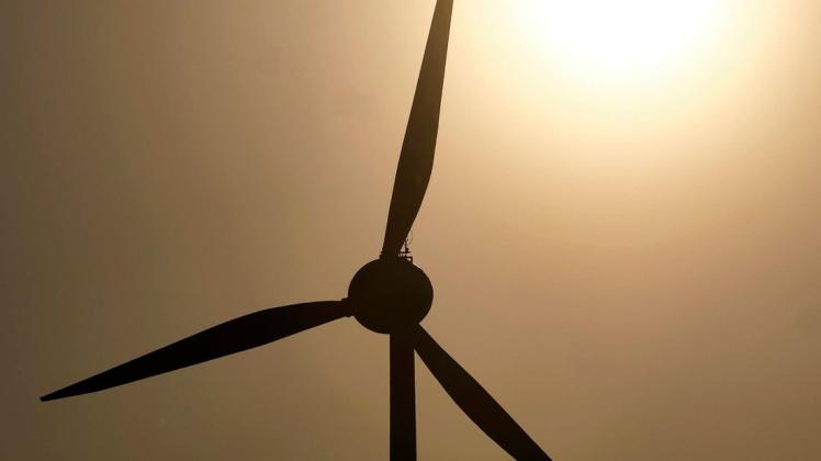 In Melle gibt es Pläne, bestehende Windkrafträder durch größere zu ersetzen. Symbolfoto: imago images / Future Image