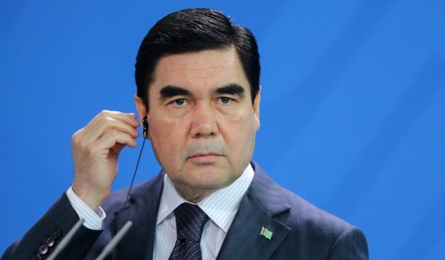 Der Präsident Turkmenistans, Gurbanguly Berdimuhamedow.