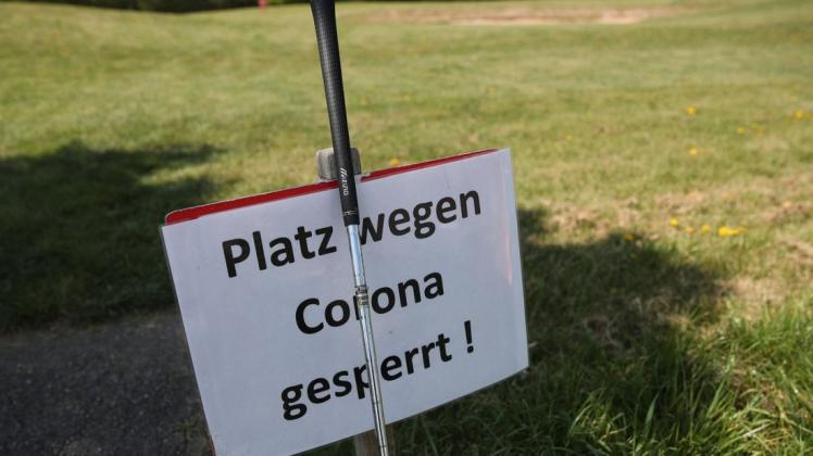 Der Golfclub Bremer Schweiz muss seine Anlage in der Mitte sperren.