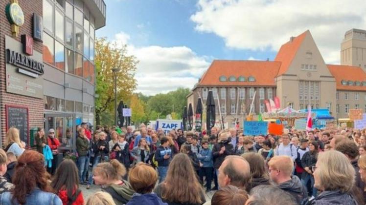 Bei den Demos der "Fridays for Future"-Bewegung zeigte sich ein großes Bedürfnis für Klimabewusstsein in Delmenhorst