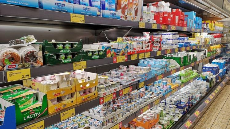 Milchprodukte bei Aldi werden teurer.