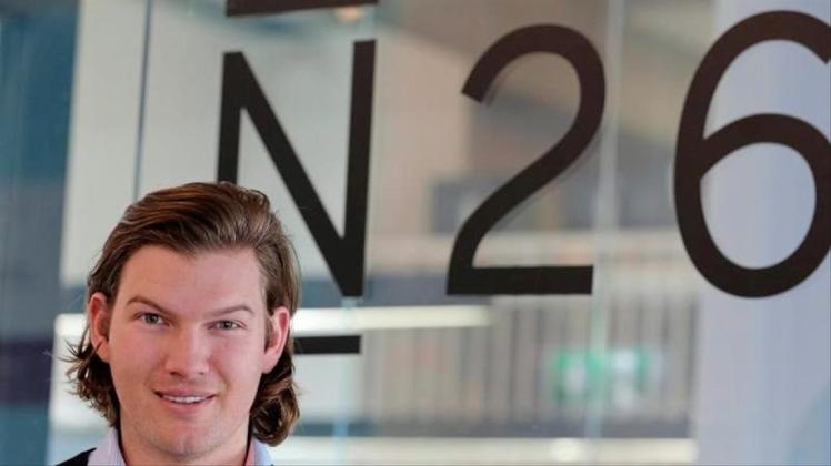 Der Gründer der N26 Bank, der Wiener Valentin Stalf, in den Geschäftsräumen des Unternehmens in Berlin. Die deutsche Smartphone-Bank hat ihr Geschäft auf die USA ausgedehnt. 