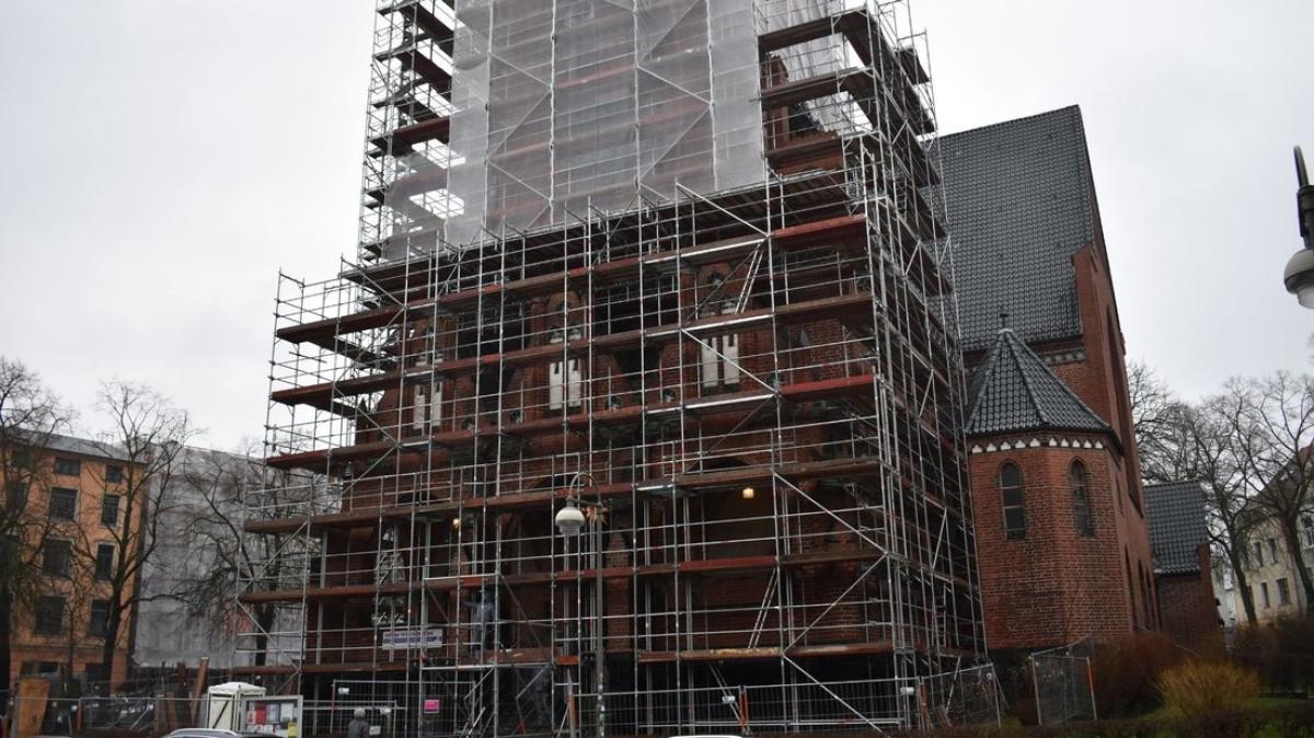 Rostock Turm der HeiligenGeistKirche muss saniert werden NNN