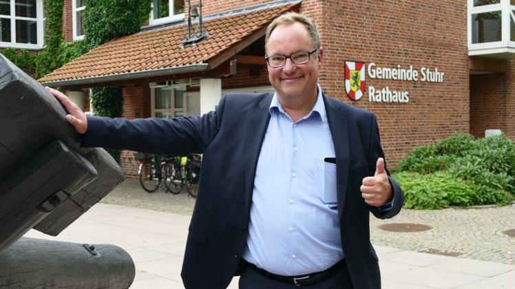 Stephan Korte freut sich auf seine Amtszeit als Stuhrer Bürgermeister.    Archivfoto: Heinfried Husmann