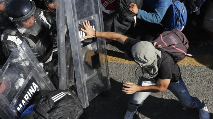 An der Grenze zwischen Mexiko und Guatemala kommt es zu Spannungen. Foto: dpa/Marco Ugarte
