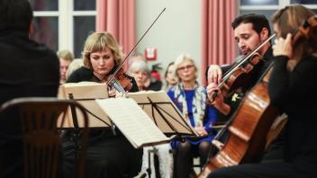 Beethoven pur: Zum Auftakt der diesjährigen Sonntagskonzerte auf dem Gertrudenberg spielte das Noah Quartett mit Musikern des NDR Elbphilharmonie Orchesters. Foto: Michael Gründel