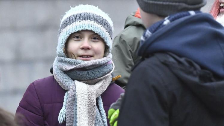 Klimaaktivisten um Greta Thunberg haben der 50. Jahrestagung des Weltwirtschaftsforums (WEF) ein schlechtes Zeugnis ausgestellt. Foto: dpa/Claudio Bresciani/TT News Agency/AP