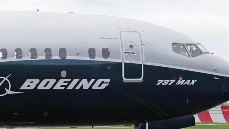 Eine Boeing 737 Max. 